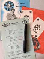 CZ 125 150 brochures en prijslijst - origineel jaren 50, Verzenden, Gebruikt, Auto's