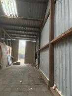 Te huur hoge schuur met grote hoge toegangsdeuren, Stalling, 4 paarden of pony's of meer