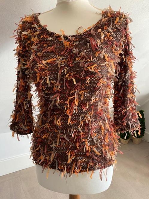 Anne Fontaine gebreide top, Kleding | Dames, Truien en Vesten, Zo goed als nieuw, Maat 34 (XS) of kleiner, Oranje, Ophalen of Verzenden