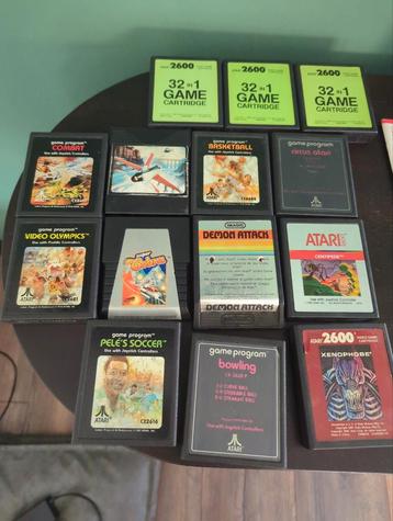 Atari 2600 Spellen Collectie beschikbaar voor biedingen