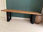 Houten bankje / sidetable, Ophalen of Verzenden, Gebruikt