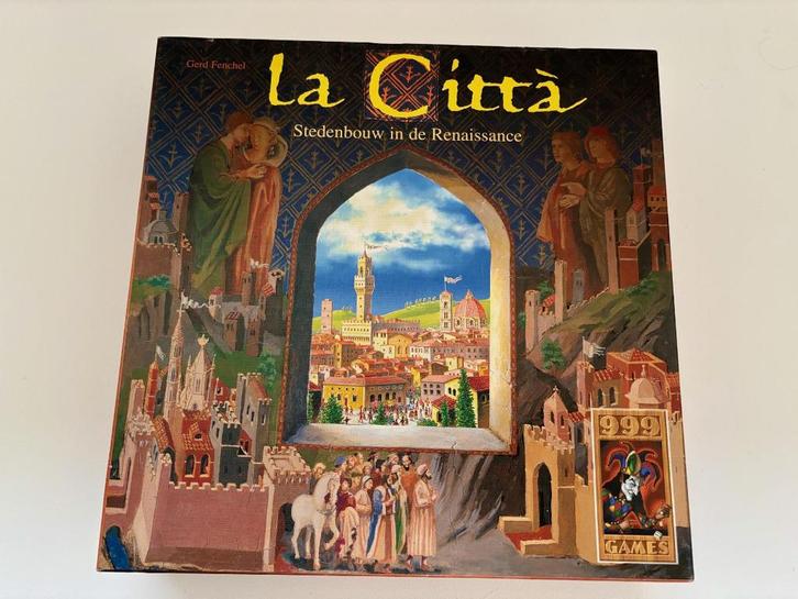 La Citta, een bordspel voor 2-5 spelers, Hobby en Vrije tijd, Gezelschapsspellen | Bordspellen, Zo goed als nieuw, Drie of vier spelers