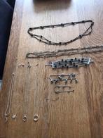 8 Mooie Kettingen en 3 Armbandjes, Overige materialen, Overige kleuren, Ophalen of Verzenden, Zo goed als nieuw