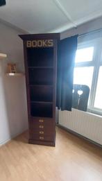 Houten Boekenkast met Lades, Ophalen, Gebruikt, 200 cm of meer, Klassiek