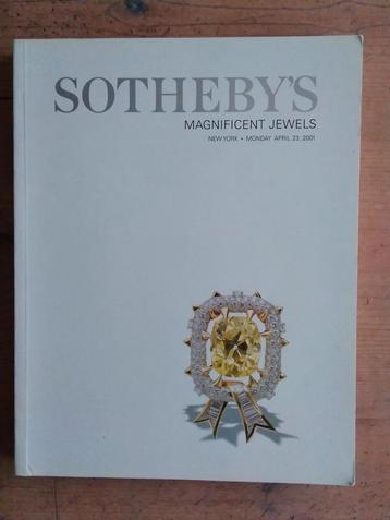 Sotheby's Magnificent Jewels 2001 catalogus  beschikbaar voor biedingen