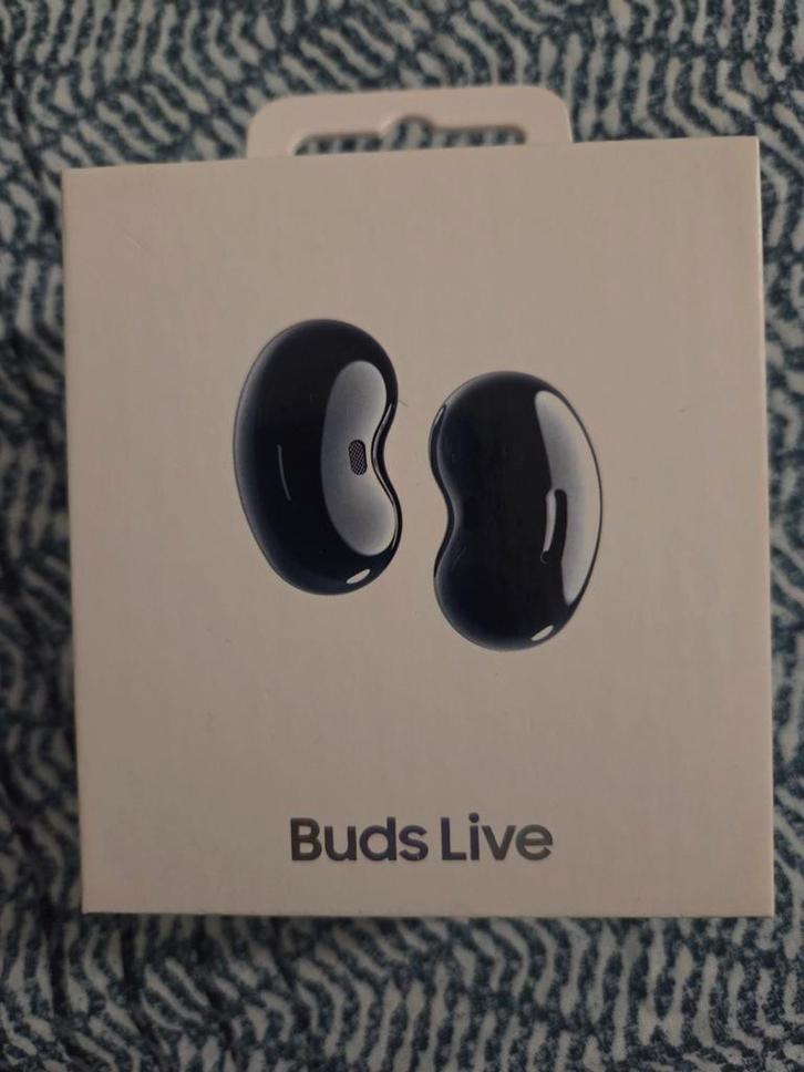 Samsung Galaxy Buds Live Zwart, Telecommunicatie, Mobiele telefoons | Oordopjes, Zo goed als nieuw, In oorschelp (earbud), Bluetooth