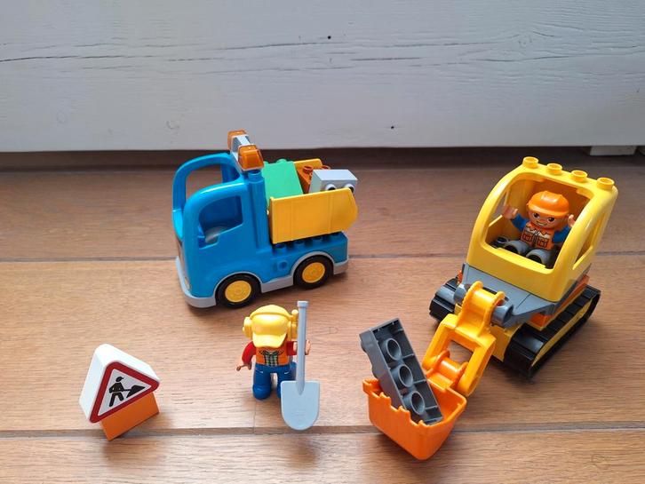 Duplo Bouwplaats Set, Kinderen en Baby's, Speelgoed | Duplo en Lego, Zo goed als nieuw, Duplo, Complete set, Ophalen