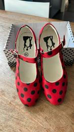 Rood wit gestippelde schoentjes mt 33, Ophalen of Verzenden, Zo goed als nieuw, Schoenen
