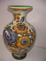 Zuid Holland Gouda plateel keramiek vaas jr.ca.1950. Unica., Antiek en Kunst, Antiek | Vazen, Ophalen of Verzenden