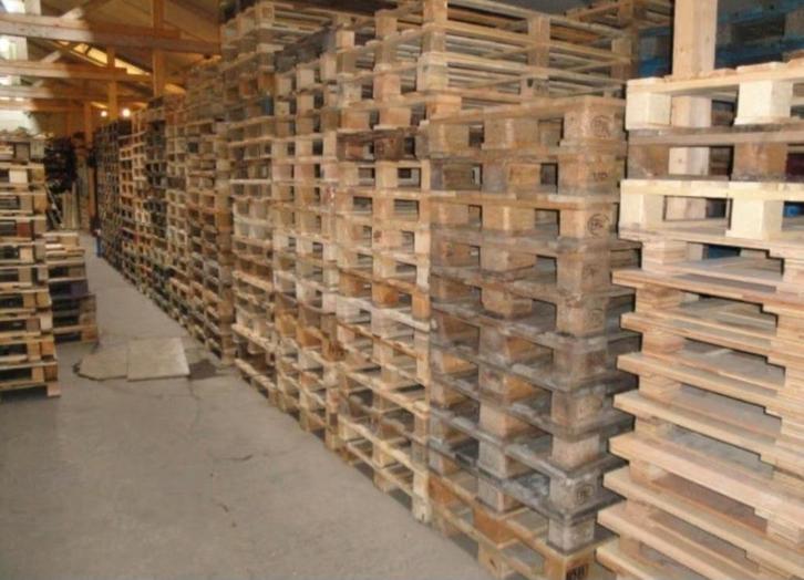 Pallets, Europallets EPAL kunststof pallets & palletranden, Doe-het-zelf en Verbouw, Hout en Planken, Gebruikt, Pallet, Overige houtsoorten