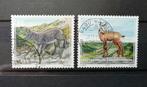 Liechtenstein dieren in bergen, Postzegels en Munten, Ophalen of Verzenden, Overige landen, Gestempeld