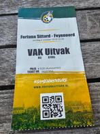 Kaartje fortuna sittard-feyenoord 06-10-2019, Ophalen of Verzenden, Zo goed als nieuw, Feyenoord