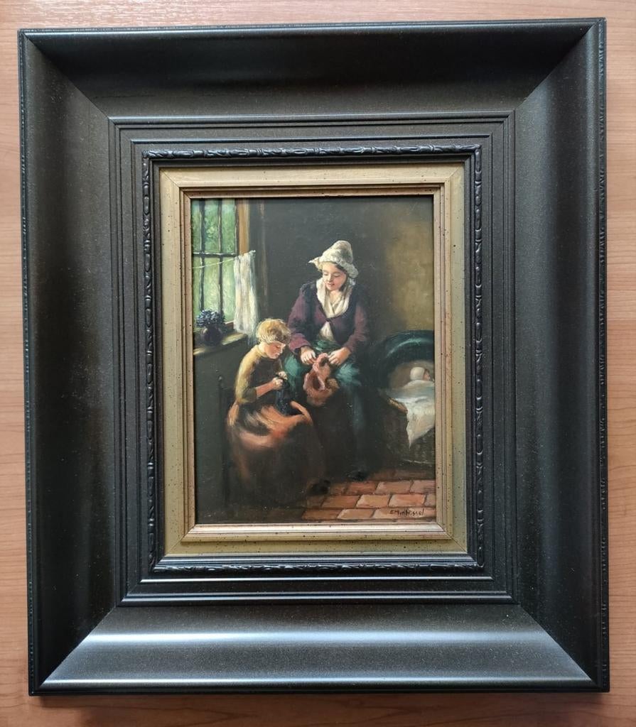 Schilderij Edith van de Wissel met Certificaat, Ophalen