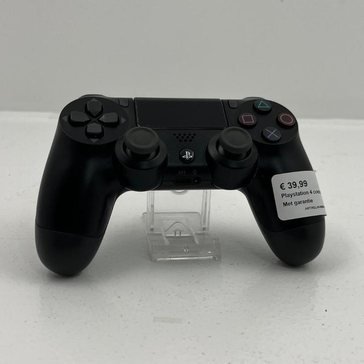 Playstation 4 controller zwart | Met garantie, Spelcomputers en Games, Spelcomputers | Sony PlayStation 4, Zo goed als nieuw, Original