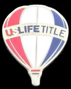 US Life Title ballon pin, Verzenden, Nieuw, Stad of Land, Speldje of Pin