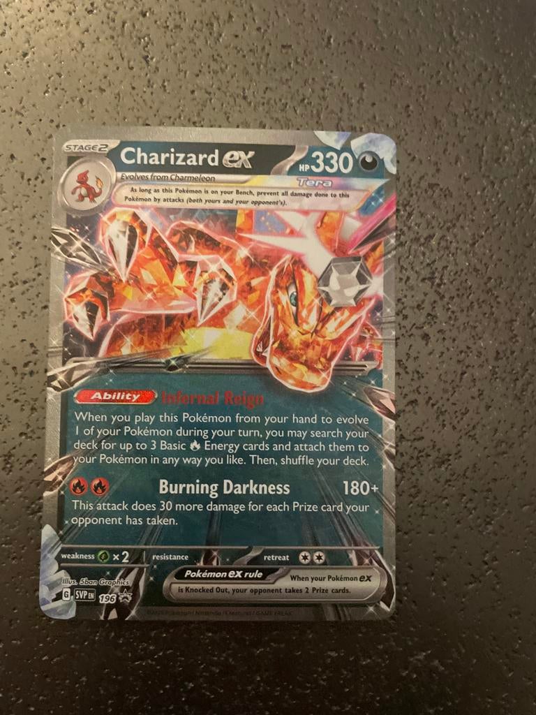 Charizard ex, Verzenden, Nieuw, Losse kaart, Foil