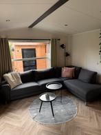 Grijze hoekbank, Huis en Inrichting, Banken | Bankstellen, Ophalen, Gebruikt, 150 tot 200 cm, Hoekbank