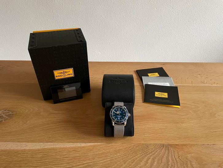 Breitling Superocean Heritage 46 full set TOP staat, Sieraden, Tassen en Uiterlijk, Horloges | Heren, Zo goed als nieuw, Polshorloge
