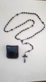 Mooie, oude rozenkrans uit Kevelaer in lederen etui, Ophalen of Verzenden, Gebruikt, Overige typen, Christendom | Katholiek