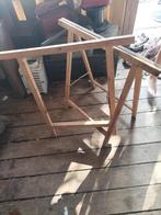 Houten Schragen - Set van 2, Doe-het-zelf en Verbouw, Werkbanken, Ophalen of Verzenden, Gebruikt, 70 tot 120 cm