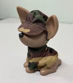 Chihuahua spaarpot militair camouflage camo leger army hond, Kunststof, Ophalen of Verzenden, Zo goed als nieuw, H