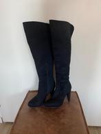 Hoge laarzen, zwart, maat 40, hak 10 cm, bijna nieuw., Hoge laarzen, Zwart, Ophalen of Verzenden, La Strada