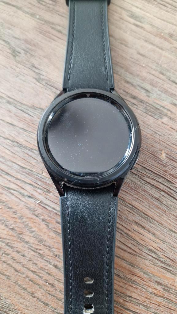Samsung Galaxy Watch 6 Classic 47mm - Zwart, Sieraden, Tassen en Uiterlijk, Smartwatches, Gebruikt, Android, Zwart, Afstand, Calorieverbanding
