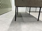 GRATIS LEVERING beige 2x Eijerkamp Suuz eetkamerbank 140x60, Ophalen of Verzenden, Vierpersoons of meer, Stof