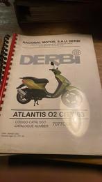 Derbi atlantis boek met technische tekeningen, Ophalen of Verzenden, Zo goed als nieuw