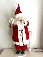 Grote vintage bewegende kerstman met bel 75 cm, Diversen, Kerst, Ophalen