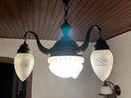 Antieke hanglamp, Huis en Inrichting, Lampen | Hanglampen, Gebruikt, Metaal, 50 tot 75 cm, Ophalen