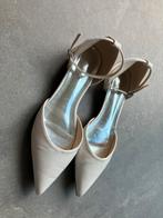 Trouwschoenen ivoor - satijn - maat 39, Ophalen of Verzenden, Zo goed als nieuw, Wit