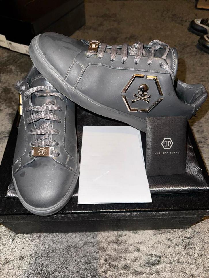 Philipp Plein Sneakers - Stijlvol en Uniek! Maat 40, Kleding | Heren, Schoenen, Gedragen, Sneakers of Gympen, Zwart, Ophalen of Verzenden