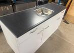 Complete keuken met werkblad, spoelbak en kraan., Ophalen, Zo goed als nieuw, Enkelwandige keuken