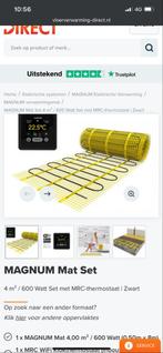 MAGNUM Vloerverwarmingsmat 4m² - Nieuw!, Thermostaat, 500 tot 800 watt, Minder dan 30 cm, Nieuw