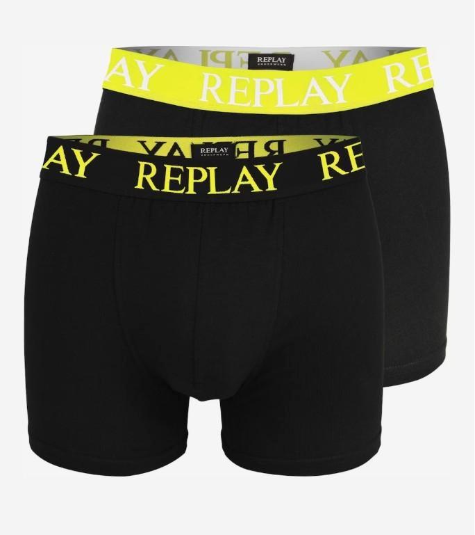 Partij ondergoed zwart/gele Replay 2-pack boxershorts, Kleding | Heren, Ondergoed, Boxer, Zwart, Ophalen of Verzenden