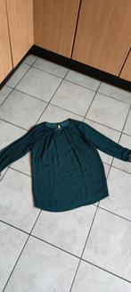 ZARA BASIC donkergroene blous maat XS tot S in zeer goede st, Kleding | Dames, Ophalen of Verzenden, Zo goed als nieuw, Maat 34 (XS) of kleiner