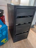 IKEA Micke Ladekast Zwart (zonder wielen), Ophalen, Overige materialen, Minder dan 50 cm, Gebruikt