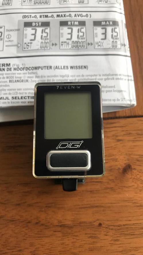 Fietscomputer, Fietsen en Brommers, Fietsaccessoires | Fietscomputers, Gebruikt, Snelheidssensor, Ophalen of Verzenden