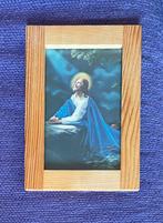 Mooie 3-D prent van Jezus, knielend in de Olijfhof., Ophalen of Verzenden, Gebruikt, Kaart of Prent, Christendom | Katholiek