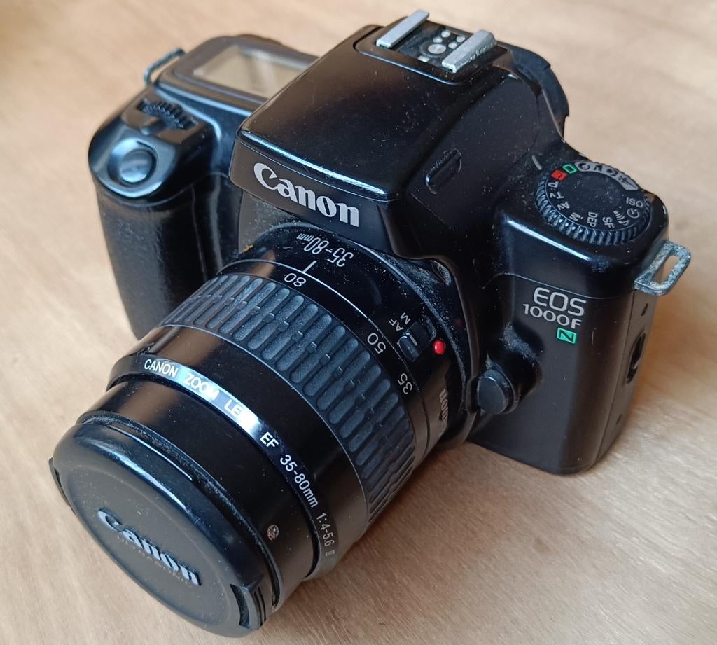 Canon EOS 1000F spiegelreflexcamera, Ophalen of Verzenden, Gebruikt, Spiegelreflex, Canon