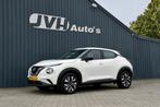 Nissan Juke 1.0 DiG-T AUT Acenta 11-2023 | ECC | AppleCarPla, Auto's, Nissan, Stof, Gebruikt, 116 pk, Wit