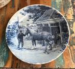 Vintage Delfts Blauw wandbord, Verzenden