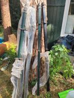 6 ijzeren tuin palen tuin - 1,60m - Zo goed als nieuw, Ophalen, Zo goed als nieuw, IJzer, Spijlenhekwerk