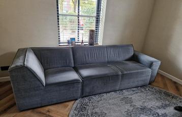 GRATIS AFHALEN! Stoffen bank grijs met mediaopberger