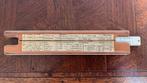 Vintage A.W. Faber Castell rekenliniaal met koker, Antiek en Kunst, Ophalen