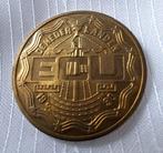 1 ecu der Nederlanden 1990 - 1000 jaar muntslag Deventer, Postzegels en Munten, Penningen en Medailles, Ophalen of Verzenden, Overige materialen