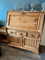 Massieve grenen Secretaire, Huis en Inrichting, Kasten | Secretaires, Ophalen, Zo goed als nieuw