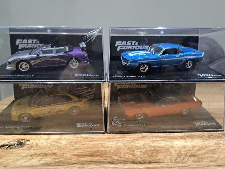 2 fast 2 furious pack 1/43, Hobby en Vrije tijd, Modelauto's | 1:43, Nieuw, Auto, Overige merken, Ophalen of Verzenden