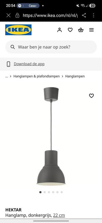 Hektar Lamp 22cm - Gratis tegen Milka reep! beschikbaar voor biedingen